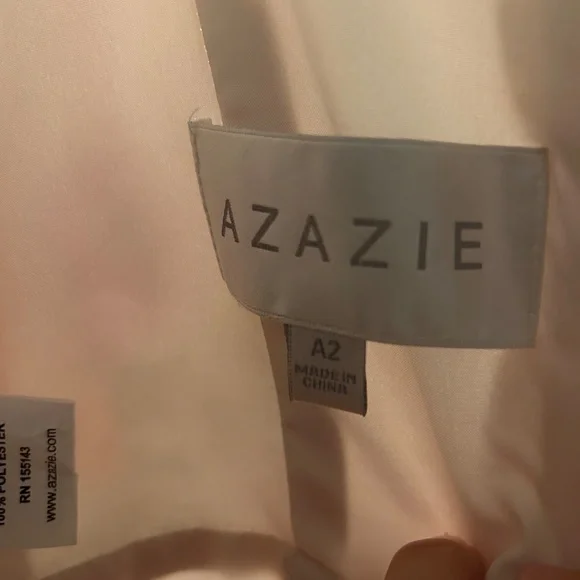 Azazie floral bridesmaid dress, worn once - Picture 4 of 4